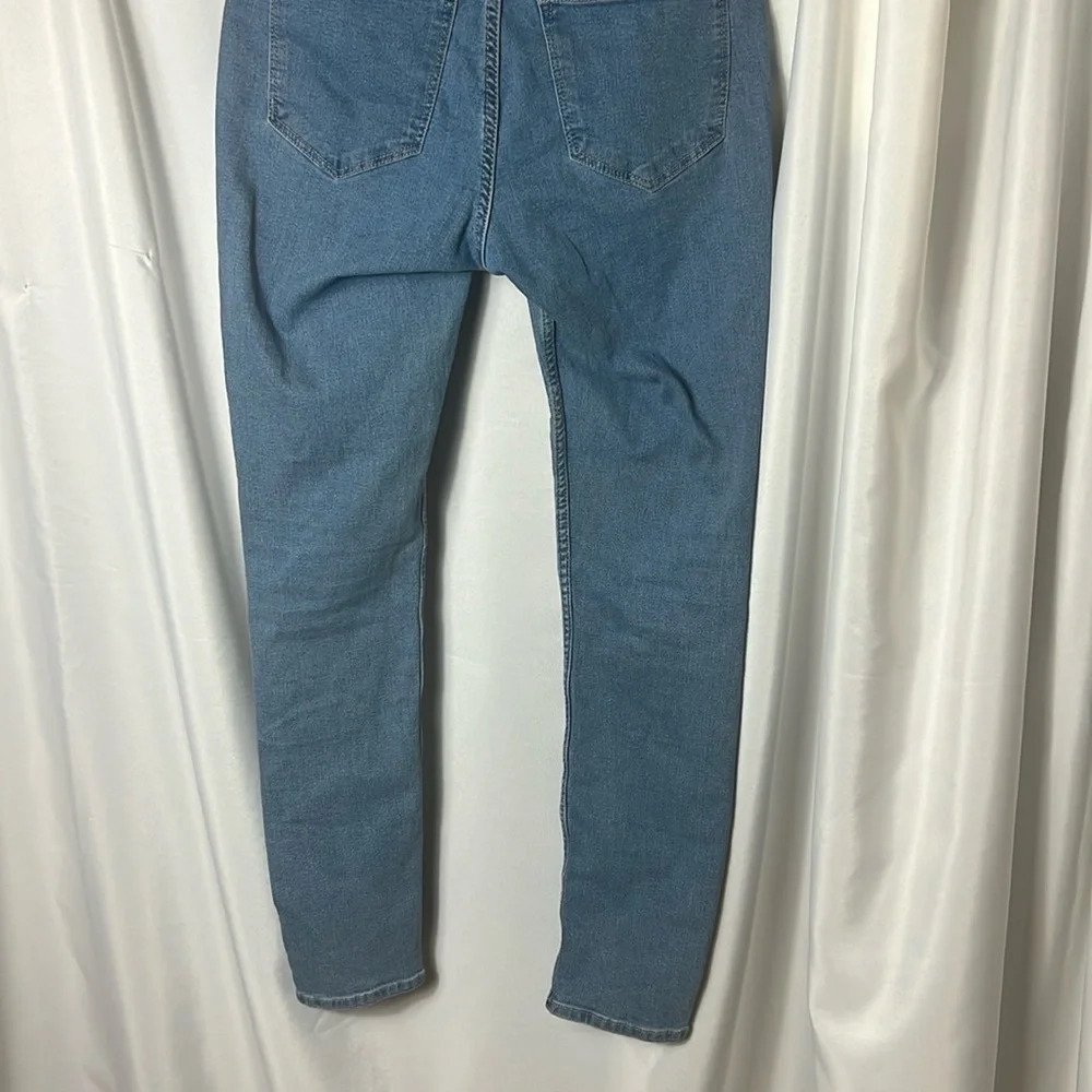 &Denim Womens Skinny Jeans Size 29 Regular Waist Ankle Length Blue - Picture 5 of 7